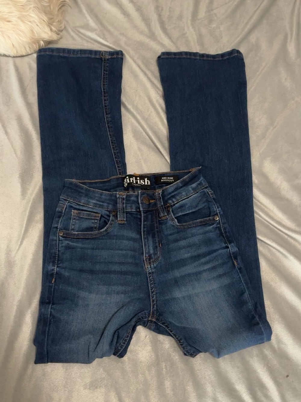 High-Rise Dark Blue Slim Jeans